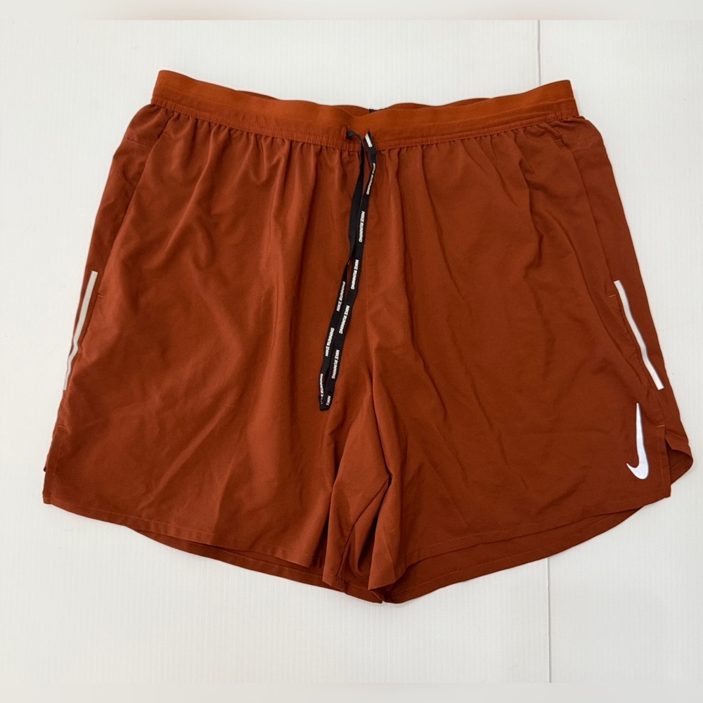 Nike Men's Dri-FIT 2-in-1 Running Shorts - Burnt Orange - XXL